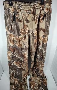 Cabela's Gore-Tex Elastic Waist Mesh Lined Men's XL Realtree Camo Pants USA Made